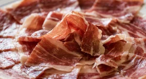 Jamón del teruel cortado a mano